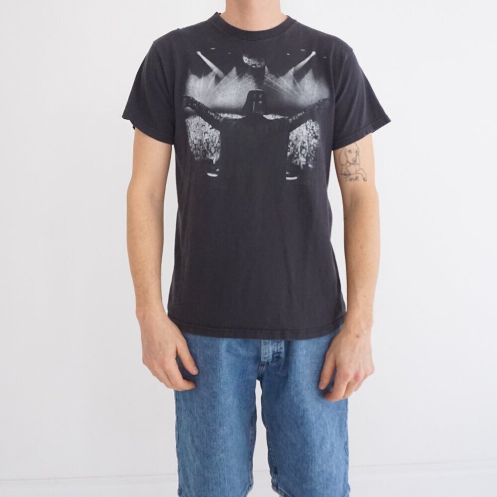 Vintage Y2K Star Wars Graphic T Shirt Black Movie Streetwear Cotton Sci Fi Large